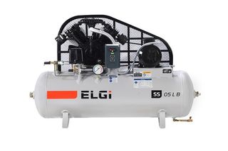 Oil-lubricated piston air compressors